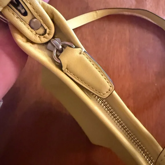 Coach Legacy Mini Duffle Crossbody Bag in Lemon Yellow - Picture 7 of 10